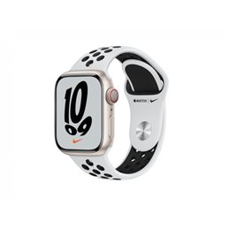 Apple Watch S7 Nike Alu 41mm Starlight (Platinum/Black) LTE iOS MKJ33FD/A von buy2say.com! Empfohlene Produkte | Elektronik-Onli