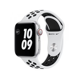 Apple Watch Nike SE GPS+ Cellular 40mm Silver Aluminium Case with Pure Platinum/Black MKR43FD/A from buy2say.com! Buy and say yo