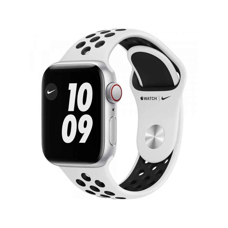 Apple Watch Nike SE GPS+ Cellular 40mm Silver Aluminium Case with Pure Platinum/Black MKR43FD/A alkaen buy2say.com! Suositeltava