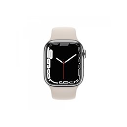 Apple Watch Series 7 GPS+ Cellular 41mm Silver Stainless Steel Case with Starlight MKHW3FD/A von buy2say.com! Empfohlene Produkt