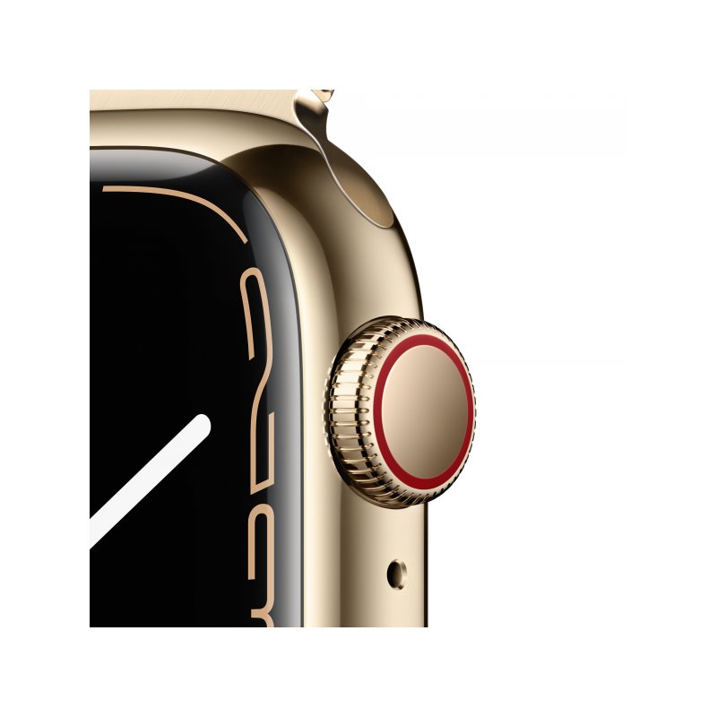Apple Watch Series 7 GPS+ Cellular 41mm Gold Stainless Steel Case MKJ03FD/A från buy2say.com! Anbefalede produkter | Elektronik 