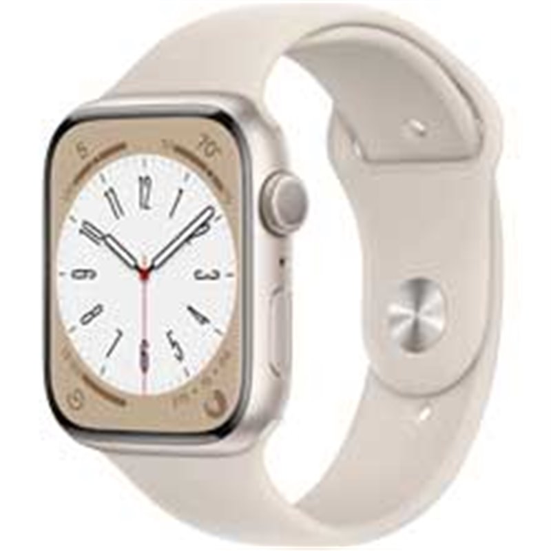 Smartwatch Apple Watch 8 Alu Case 45mm starlight EU  fra buy2say.com! Anbefalede produkter | Elektronik online butik
