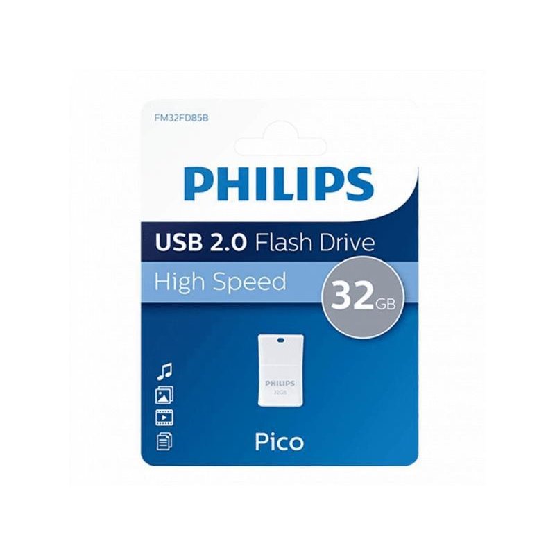 Philips USB-Stick 32GB 2.0 USB Drive Pico FM32FD85B/00 от buy2say.com!  Препоръчани продукти | Онлайн магазин за електроника
