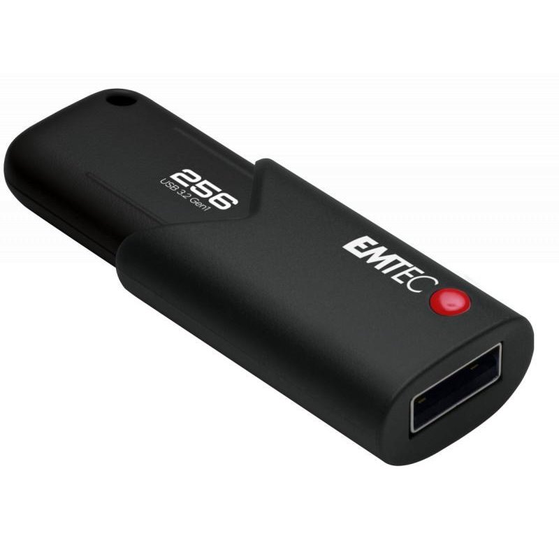 USB FlashDrive 256GB EMTEC B120 Click Secure USB 3.2 (100MB/s) fra buy2say.com! Anbefalede produkter | Elektronik online butik