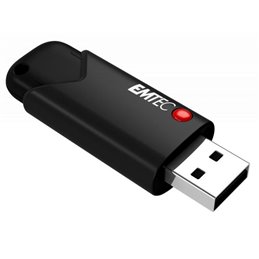 USB FlashDrive 256GB EMTEC B120 Click Secure USB 3.2 (100MB/s) fra buy2say.com! Anbefalede produkter | Elektronik online butik