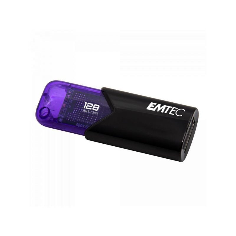 USB FlashDrive 128GB EMTEC B110 Click Easy (Violett) USB 3.2 (20MB/s) från buy2say.com! Anbefalede produkter | Elektronik online