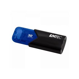 USB FlashDrive 32GB EMTEC B110 Click Easy (Blau) USB 3.2 (20MB/s) von buy2say.com! Empfohlene Produkte | Elektronik-Online-Shop