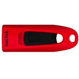 SanDisk Ultra USB-Stick 3.0 RED 64GB SDCZ48-064G-U46R fra buy2say.com! Anbefalede produkter | Elektronik online butik