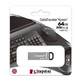 Kingston DT Kyson 64GB USB FlashDrive 3.0 DTKN/64GB fra buy2say.com! Anbefalede produkter | Elektronik online butik