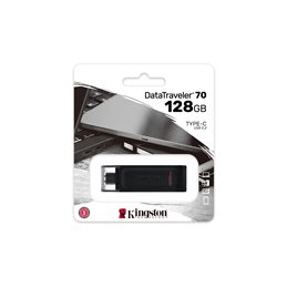 Kingston DataTraveler 70 128GB USB FlashDrive 3.0 DT70/128GB fra buy2say.com! Anbefalede produkter | Elektronik online butik