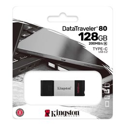 Kingston DataTraveler 80 128GBUSB FlashDrive 3.0 DT80/128GB fra buy2say.com! Anbefalede produkter | Elektronik online butik