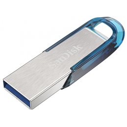 SanDisk USB FD Cruzer Ultra Flair 128GB USB 3.0 Blue SDCZ73-128G-G46B от buy2say.com!  Препоръчани продукти | Онлайн магазин за 