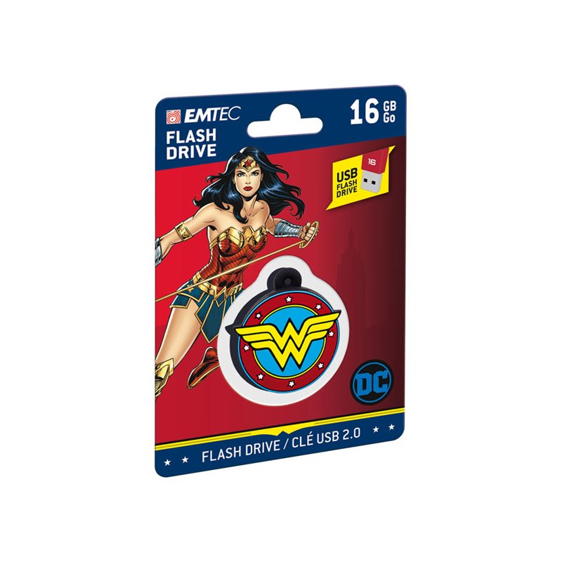 USB FlashDrive 16GB EMTEC DC Comics Collector WONDER WOMAN alkaen buy2say.com! Suositeltavat tuotteet | Elektroniikan verkkokaup