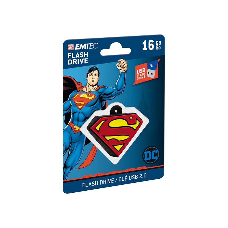 USB FlashDrive 16GB EMTEC DC Comics Collector SUPERMAN от buy2say.com!  Препоръчани продукти | Онлайн магазин за електроника