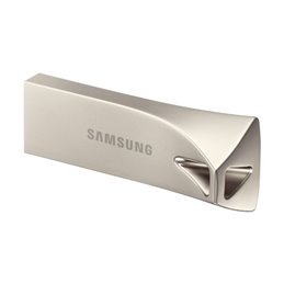 Samsung USB flash drive BAR Plus 64GB Champagne Silver MUF-64BE3/APC fra buy2say.com! Anbefalede produkter | Elektronik online b