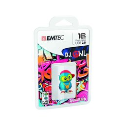 Emtec USB 2.0 M341 16GB DJ Owl (ECMMD16GM341) von buy2say.com! Empfohlene Produkte | Elektronik-Online-Shop