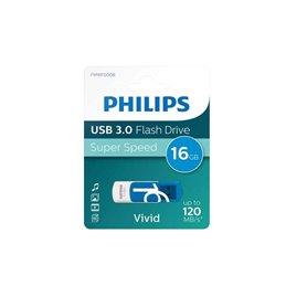 Philips USB key Vivid USB 3.0 16GB Blue FM16FD00B/10 von buy2say.com! Empfohlene Produkte | Elektronik-Online-Shop