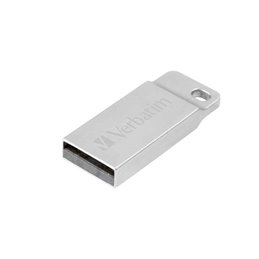Verbatim Metal Executive USB flash drive 32GB 2.0 Silver 98749 fra buy2say.com! Anbefalede produkter | Elektronik online butik