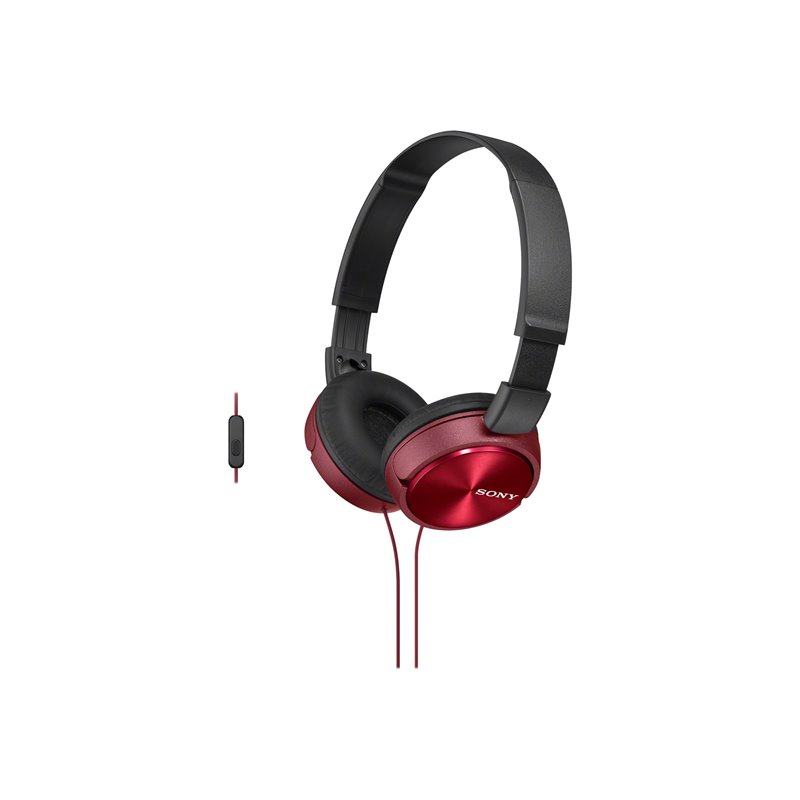 Sony MDR-ZX310APR ZX Series Headphones with microphone Rot MDRZX310APR.CE7 fra buy2say.com! Anbefalede produkter | Elektronik on