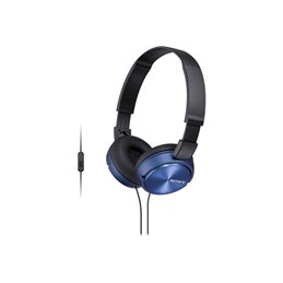 Sony MDR-ZX310APL ZX Series Headphones with microphone Blau MDRZX310APL.CE7 från buy2say.com! Anbefalede produkter | Elektronik 