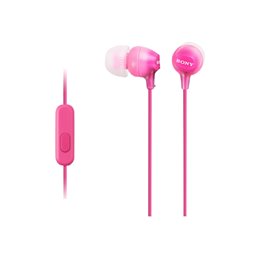Sony MDR-EX15APPI Earphones with microfone Pink MDREX15APPI.CE7 fra buy2say.com! Anbefalede produkter | Elektronik online butik