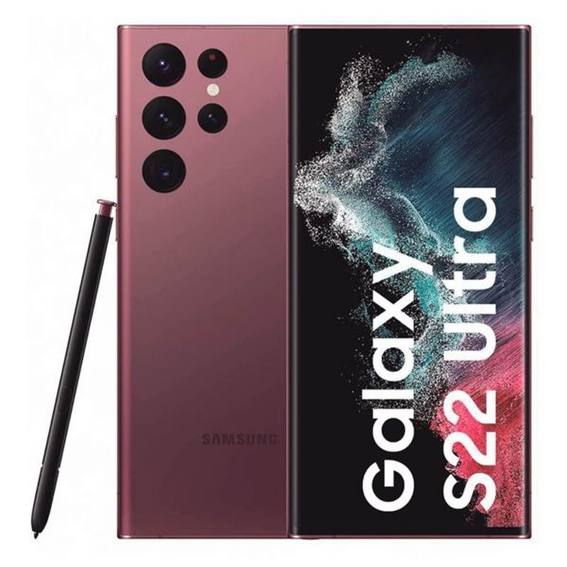 Samsung Galaxy S22 Ultra 5G 12GB/256GB Burgundy Dual SIM SM-S908 från buy2say.com! Anbefalede produkter | Elektronik online buti
