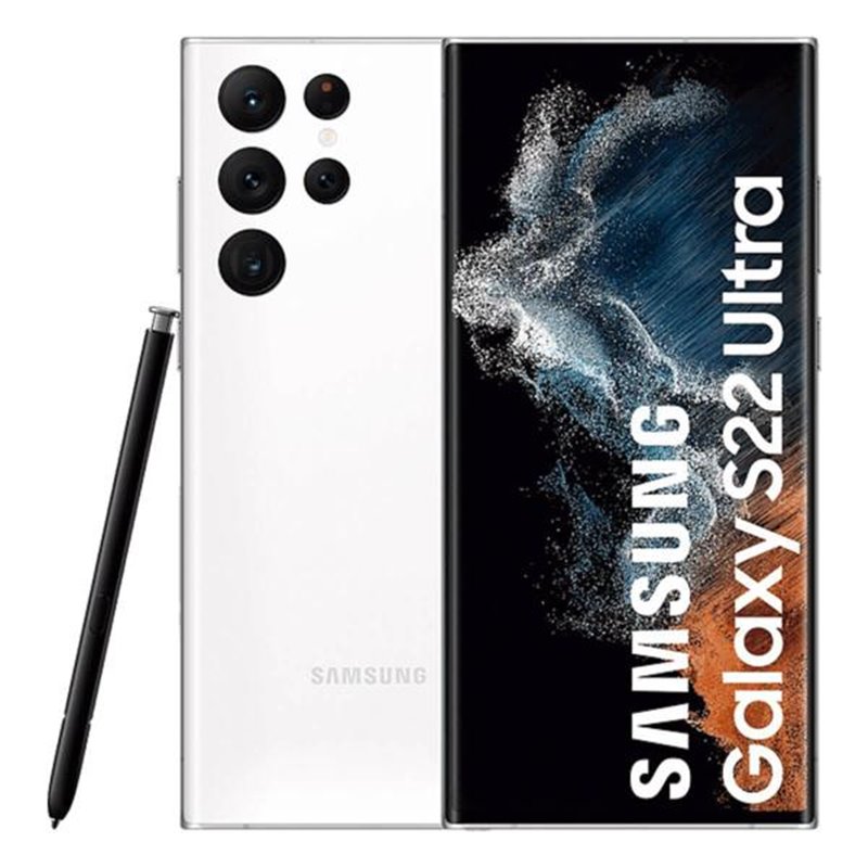 Samsung SM-S908B Galaxy S22 Ultra Dual Sim 8+128GB phantom white DE von buy2say.com! Empfohlene Produkte | Elektronik-Online-Sho