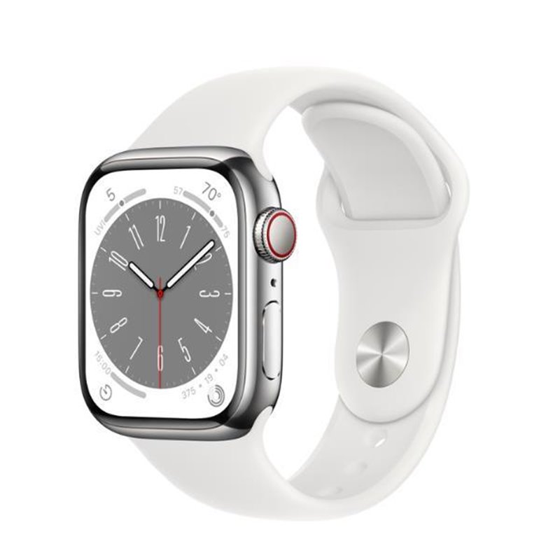 Apple Watch S8 41 Sil Ss Wt Sp Cel alkaen buy2say.com! Suositeltavat tuotteet | Elektroniikan verkkokauppa
