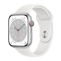 Apple Watch S8 45 Sil Al Wt Sp Cel from buy2say.com! Buy and say your opinion! Recommend the product!