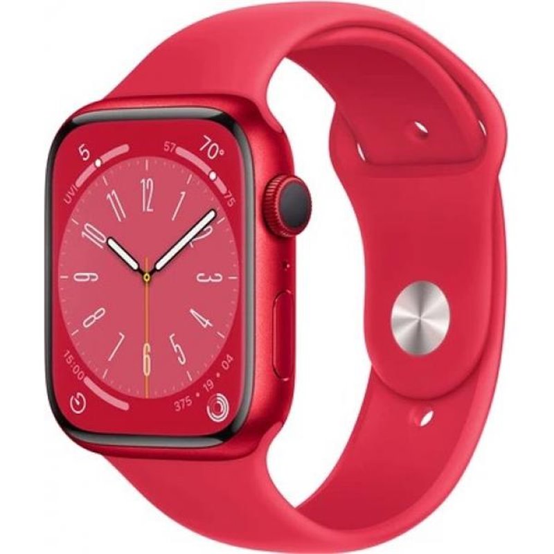 Apple Watch Series 8 41mm (GPS) Aluminium Red Case Sport Band Red fra buy2say.com! Anbefalede produkter | Elektronik online buti