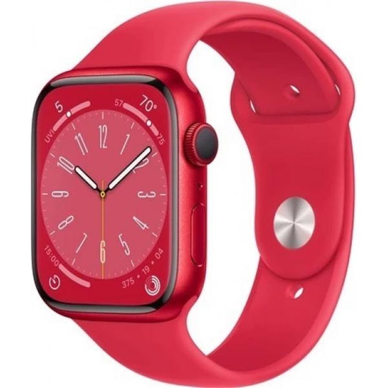 Apple Watch Series 8 45mm (GPS) Aluminium Red Case Sport Band Red von buy2say.com! Empfohlene Produkte | Elektronik-Online-Shop