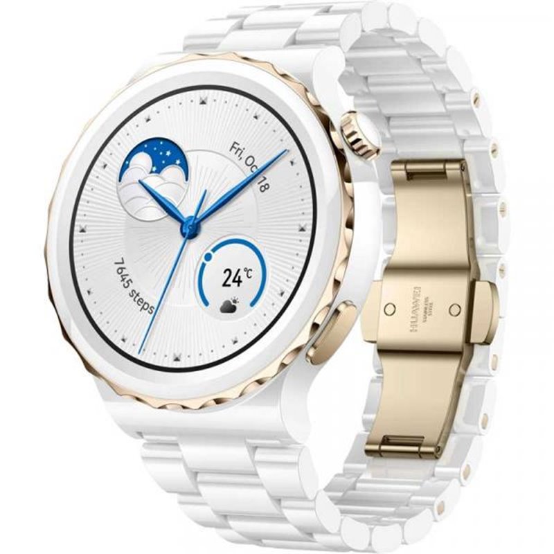 Smartwatch Huawei Watch GT3 Pro 43mm White Ceramic  EU from buy2say.com! Buy and say your opinion! Recommend the product!