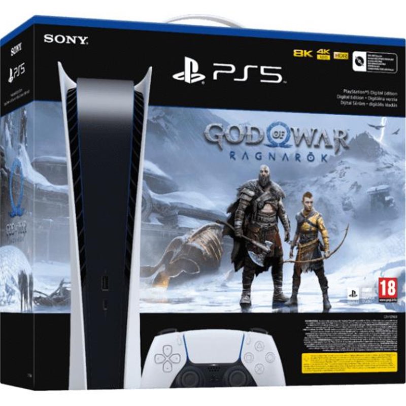 SONY PS5 825GB Digital Edition + God of War Bundle EU fra buy2say.com! Anbefalede produkter | Elektronik online butik