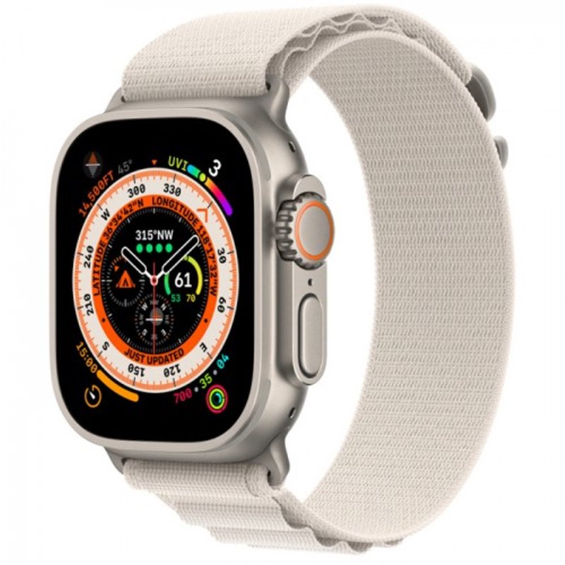 Apple Watch Ultra Mqft3ty/A Gps+Cellular 49mm Titanium Case With Starlight Alpine Loop-L alkaen buy2say.com! Suositeltavat tuott