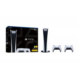 Sony Playstation 5 825gb Digital Edition With 2 Controller Dualsense White от buy2say.com!  Препоръчани продукти | Онлайн магази