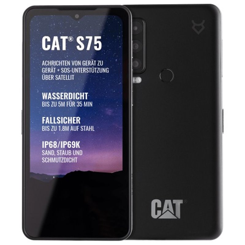 Cat S75 ( Wifi/5g/Satellite) 6+128gb Black Oem fra buy2say.com! Anbefalede produkter | Elektronik online butik