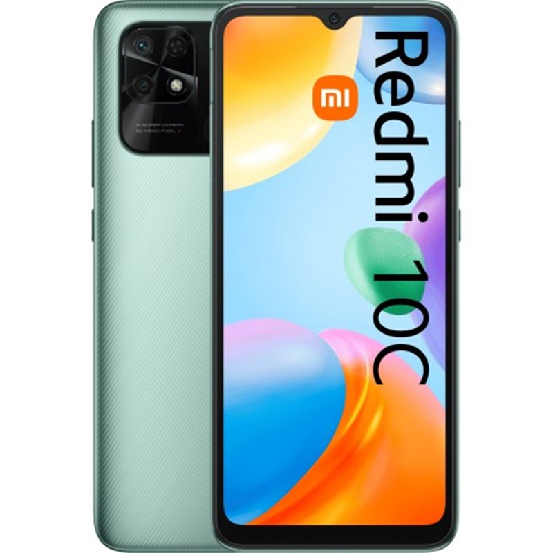 Xiaomi Redmi 10c Nfc 3+64gb Ds 4g Mint Green Oem fra buy2say.com! Anbefalede produkter | Elektronik online butik