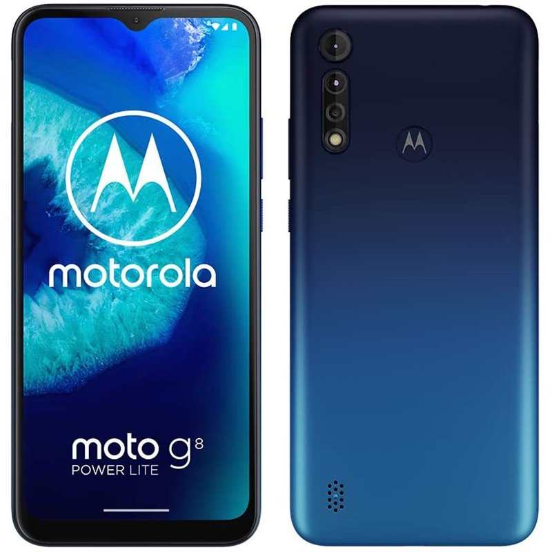 Motorola XT2055 moto g8 power lite Dual Sim 4+64GB royal blue EU - PAJC0014FR от buy2say.com!  Препоръчани продукти | Онлайн маг