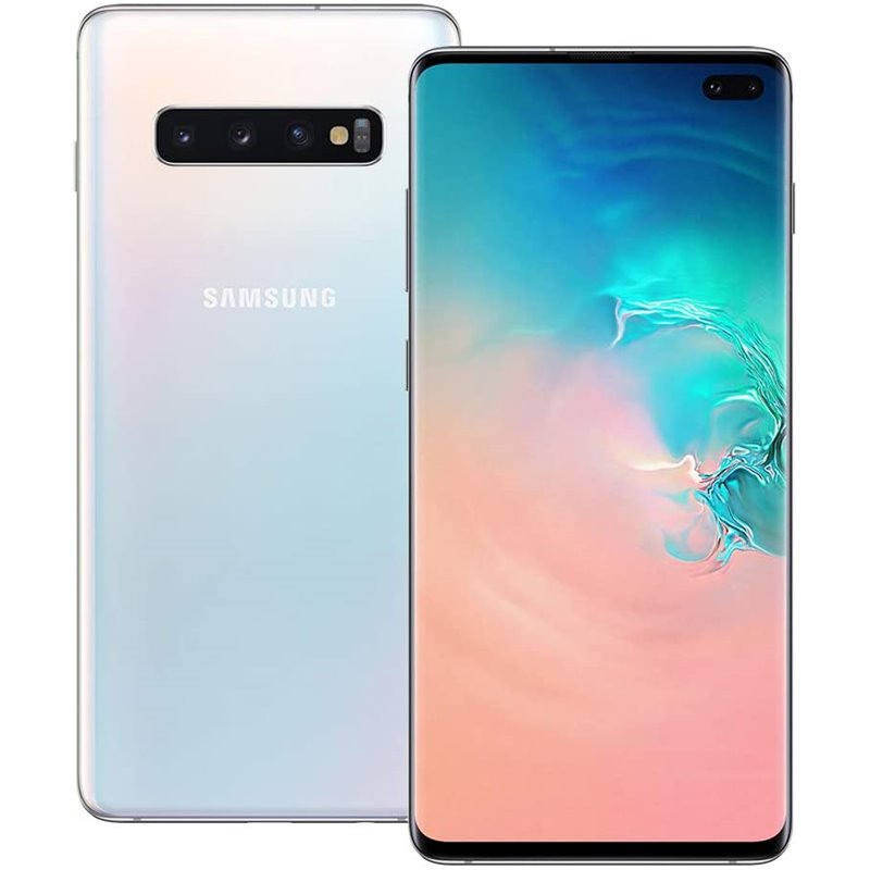 Samsung SM-G975F Galaxy S10+ Dual Sim 8+128GB prism white DE - SM-G975FZWDDTM fra buy2say.com! Anbefalede produkter | Elektronik
