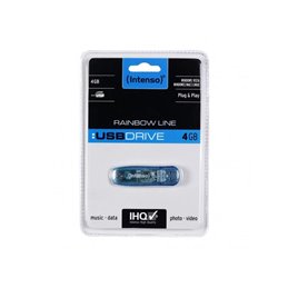 USB FlashDrive 4GB Intenso RAINBOW LINE Blister fra buy2say.com! Anbefalede produkter | Elektronik online butik