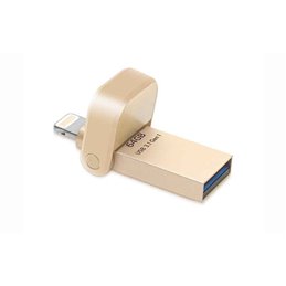 ADATA USB-Stick 64GB AI920 for  Apple (gold) AAI920-64G-CGD от buy2say.com!  Препоръчани продукти | Онлайн магазин за електроник