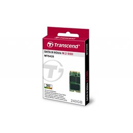 Transcend SSD 240GB M.2 (M.2 2242) 3D NAND TS240GMTS420S från buy2say.com! Anbefalede produkter | Elektronik online butik