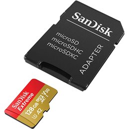 SDXC MicroSD Card 128GB SanDisk Extreme SDSQXA1-128G-GN6MA von buy2say.com! Empfohlene Produkte | Elektronik-Online-Shop