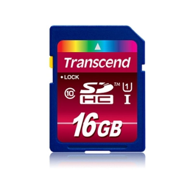 Transcend SD Card 16GB SDHC UHS-I 600x TS16GSDHC10U1 fra buy2say.com! Anbefalede produkter | Elektronik online butik