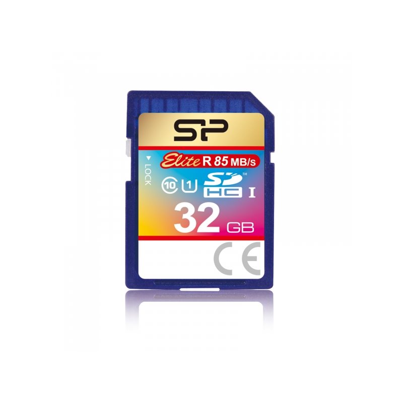 Silicon Power SD Card 32GB UHS-1 (Elite Class) 10 Retail SP032GBSDHAU1V10 alkaen buy2say.com! Suositeltavat tuotteet | Elektroni