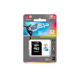 Silicon Power MicroSDHC 32GB UHS-1 Elite/SDHC m/Adapt SP032GBSTHBU1V20SP from buy2say.com! Buy and say your opinion! Recommend t