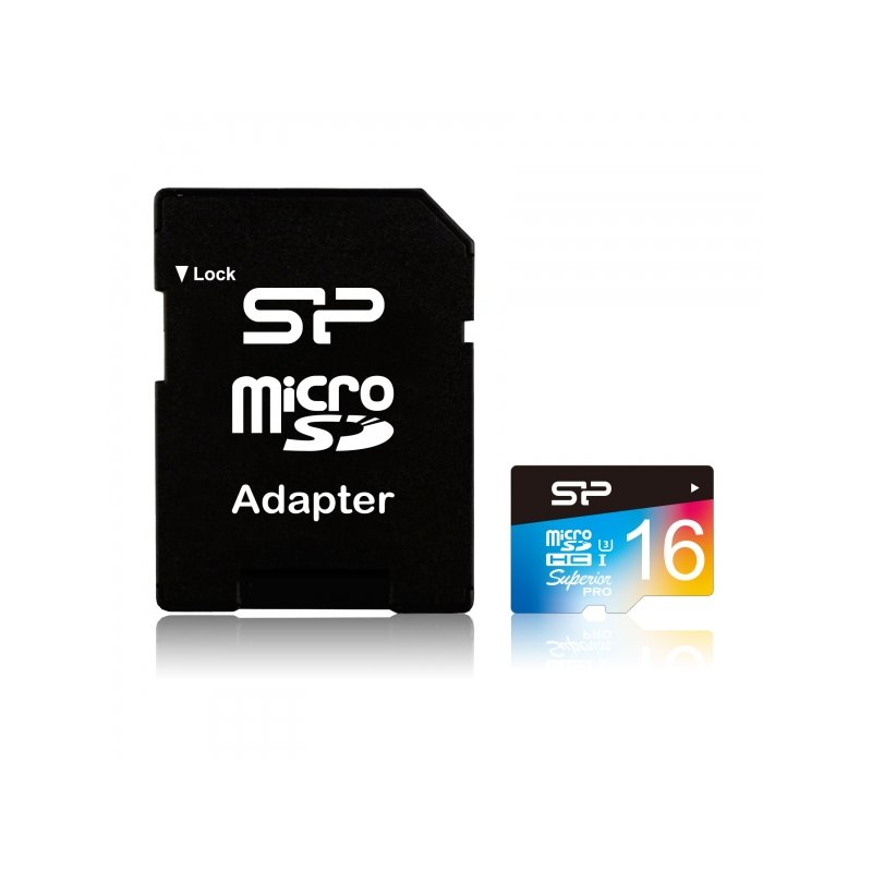 Silicon Power MicroSDHC 16GB UHS-3 Sup.UHS-1U3 w/Adap. SP016GBSTHDU3V20SP alkaen buy2say.com! Suositeltavat tuotteet | Elektroni