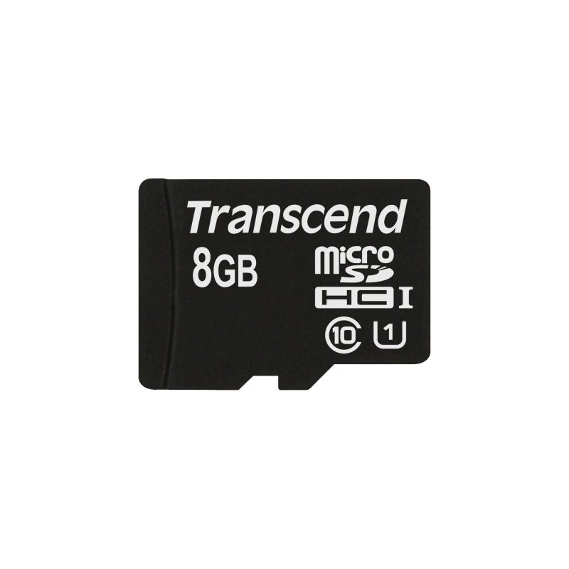 Transcend MicroSD/SDHC Card  8GB UHS1 w/adapter TS8GUSDU1 fra buy2say.com! Anbefalede produkter | Elektronik online butik