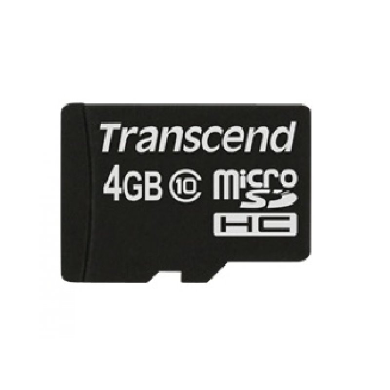 Transcend MicroSD Card 4GB SDHC Cl. (ohne Adapter) TS4GUSDC10 from buy2say.com! Buy and say your opinion! Recommend the product!