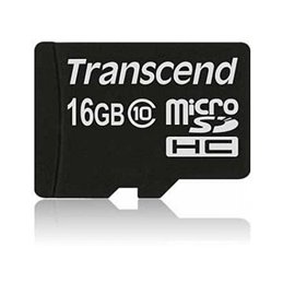 Transcend MicroSD/SDHC Card 16GB Class10 (ohne Adapter) TS16GUSDC10 från buy2say.com! Anbefalede produkter | Elektronik online b